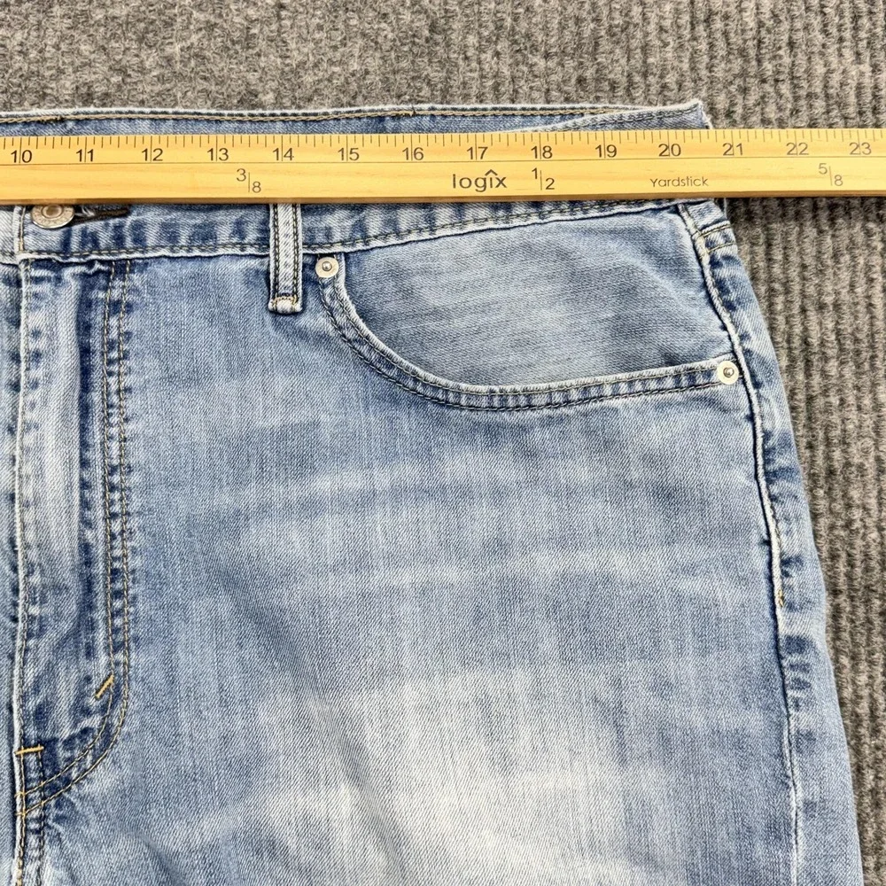 Levis 559 Jeans Mens 40x32 Blue Light Wash Relaxed Straight Denim Casual Pants
